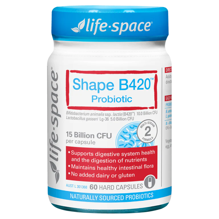 Lifespace Shape B420™ Probiotic 60 Vegetarian Capsules