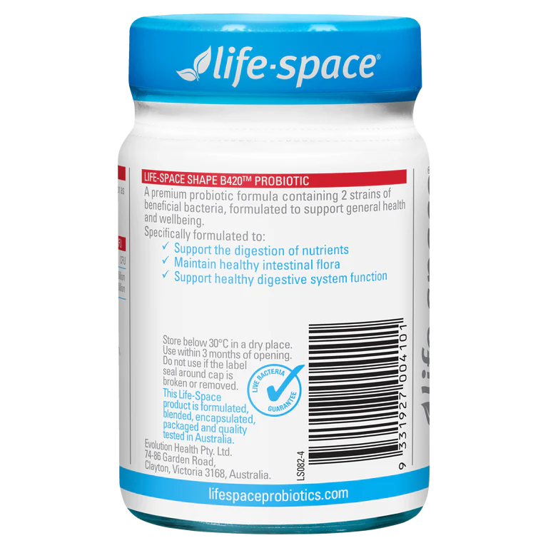 Lifespace Shape B420™ Probiotic 60 Vegetarian Capsules